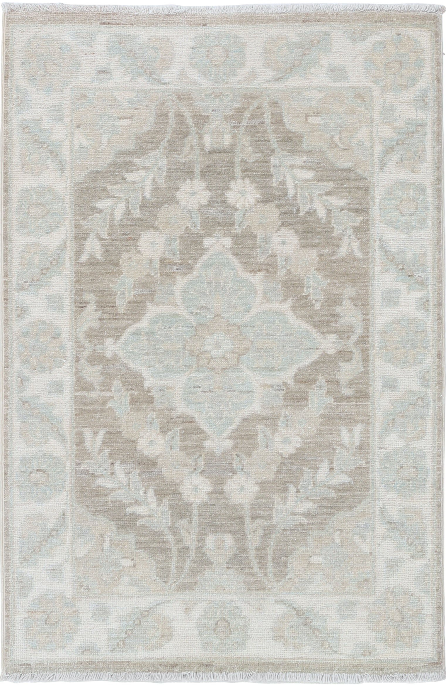 2x3 ft Authentic Wool Accent Rug. Traditional Handknotted Turkish Small Area Rug