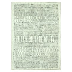 2
x3
 Grau oxidiert und Distressed Gras Design handgeknüpft Wolle Small Teppich