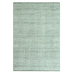 2'x3' Tapis vert 100% laine Oxidized and Distressed Grass Design noué à la main