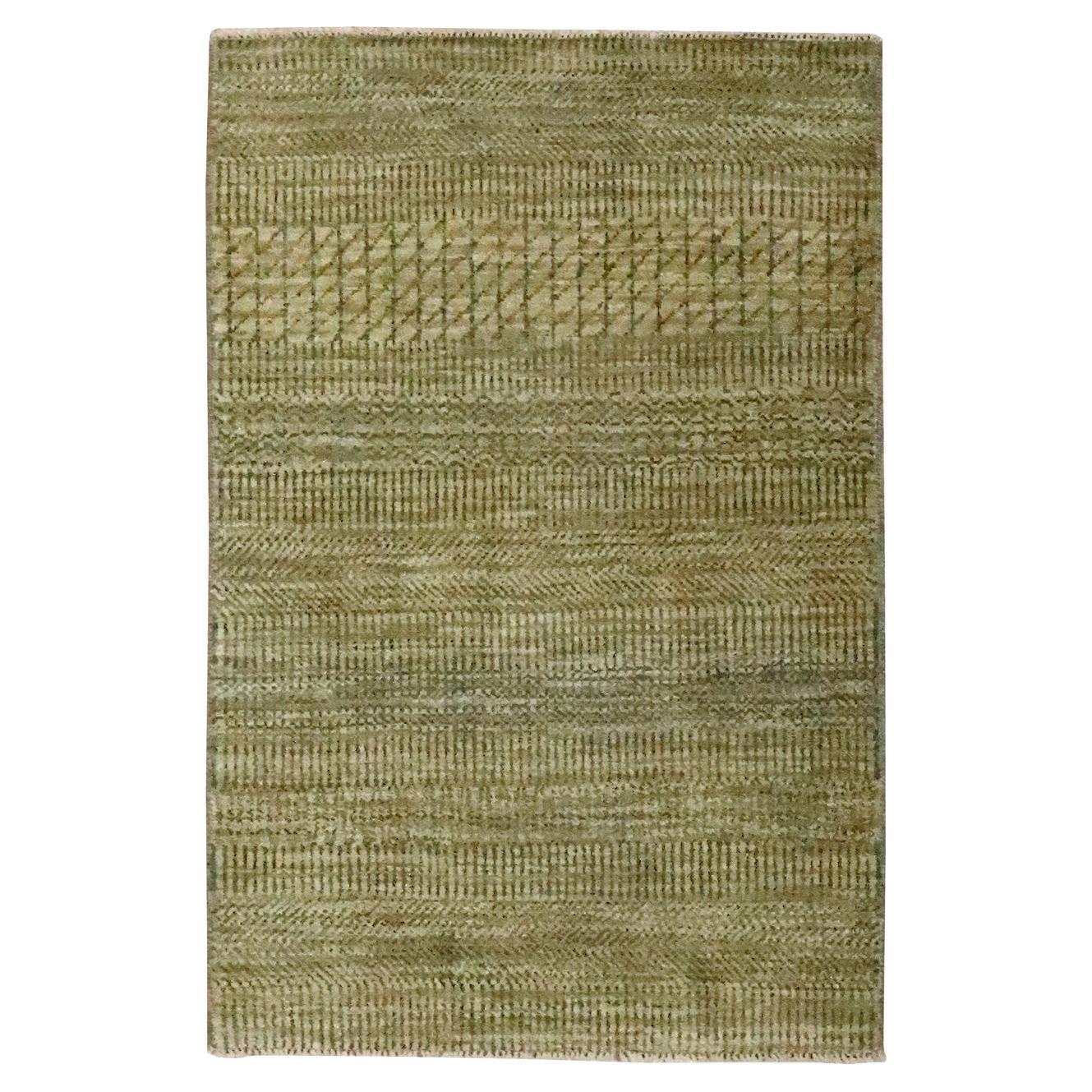 Tappeto 2
x3
Honey Brown Modern Grass Design Annodato a mano in lana e seta