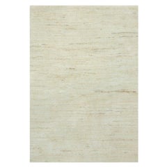 Alfombra de tejido denso de pura lana anudada a mano con diseño Lori Buft Gabbeh marfil 2
x3