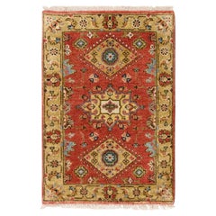 2
x3
 Rot und Beige Karajeh Design Wolle Handgeknüpft Orientteppich