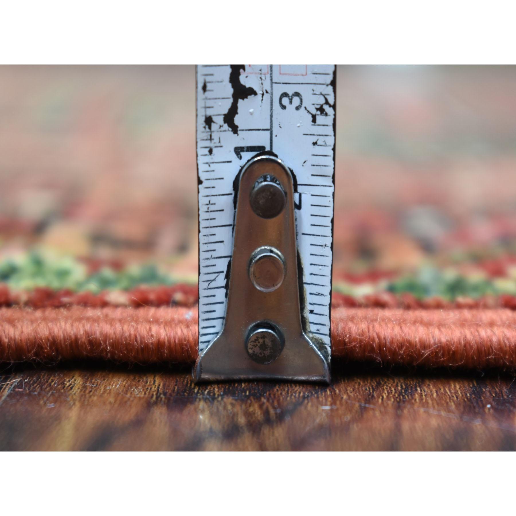 2'x3' TomatoRed, Tappeto Afghano Ersari con Piedi di Elefante, 100% Lana Orientale In condizioni Nuovo in vendita a Carlstadt, NJ