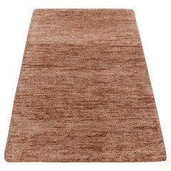 2
x3
1" Brass Brown Pure Sari Silk Plain Solid Design Sample Hand Knoted Rugs