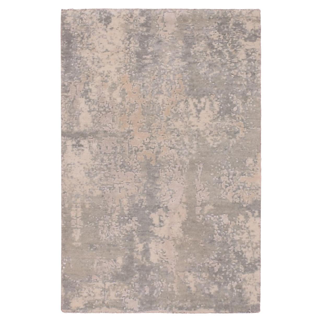 2
x3
1" Cathedral Gray Modern Abstract Design Tappeto in lana e seta annodato a mano