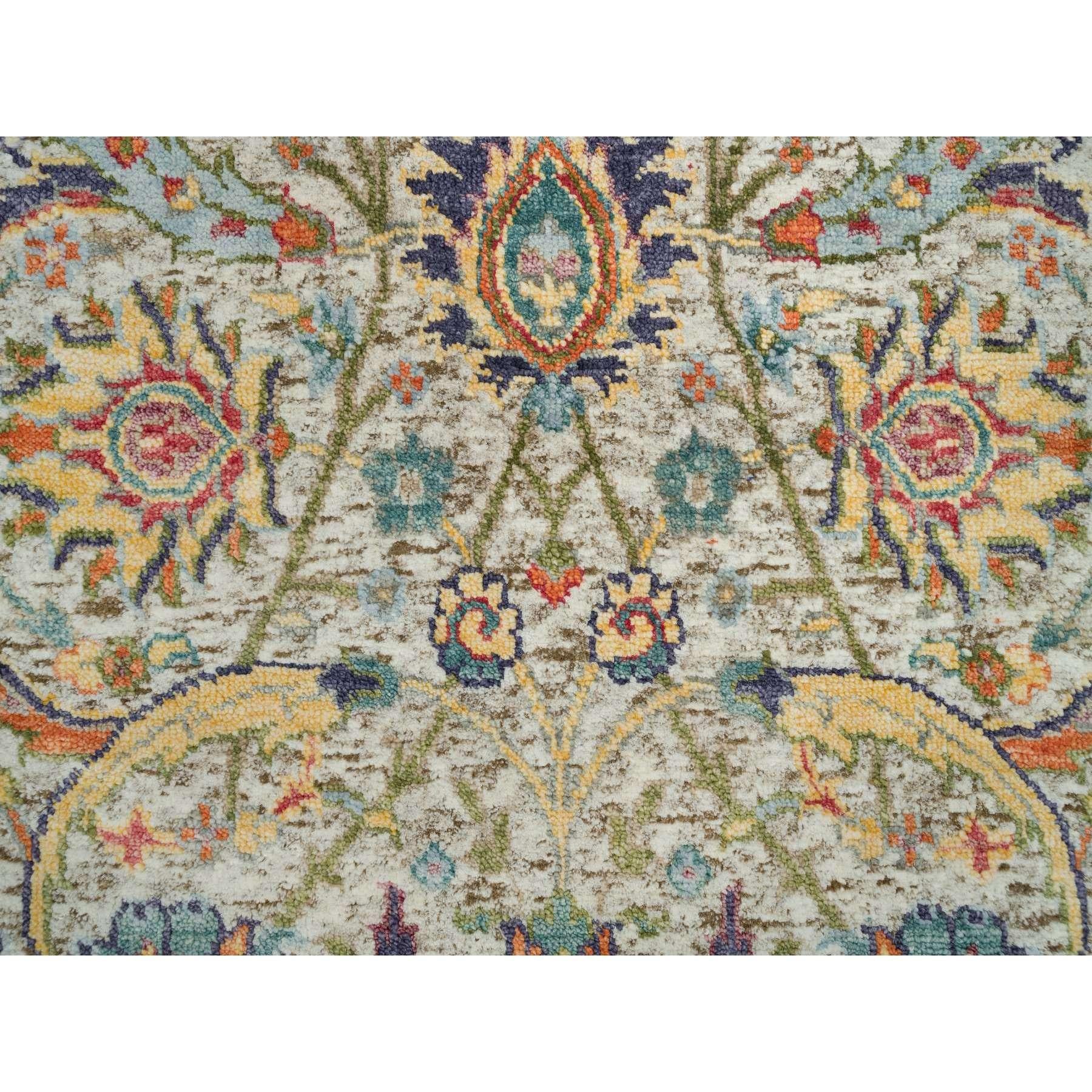 Annodato a mano Tappeto orientale 2'x3'1