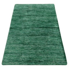 Tappeto Sari in pura seta annodata a mano 2
x3
1" Spruce Green Plain Solid Design Sample