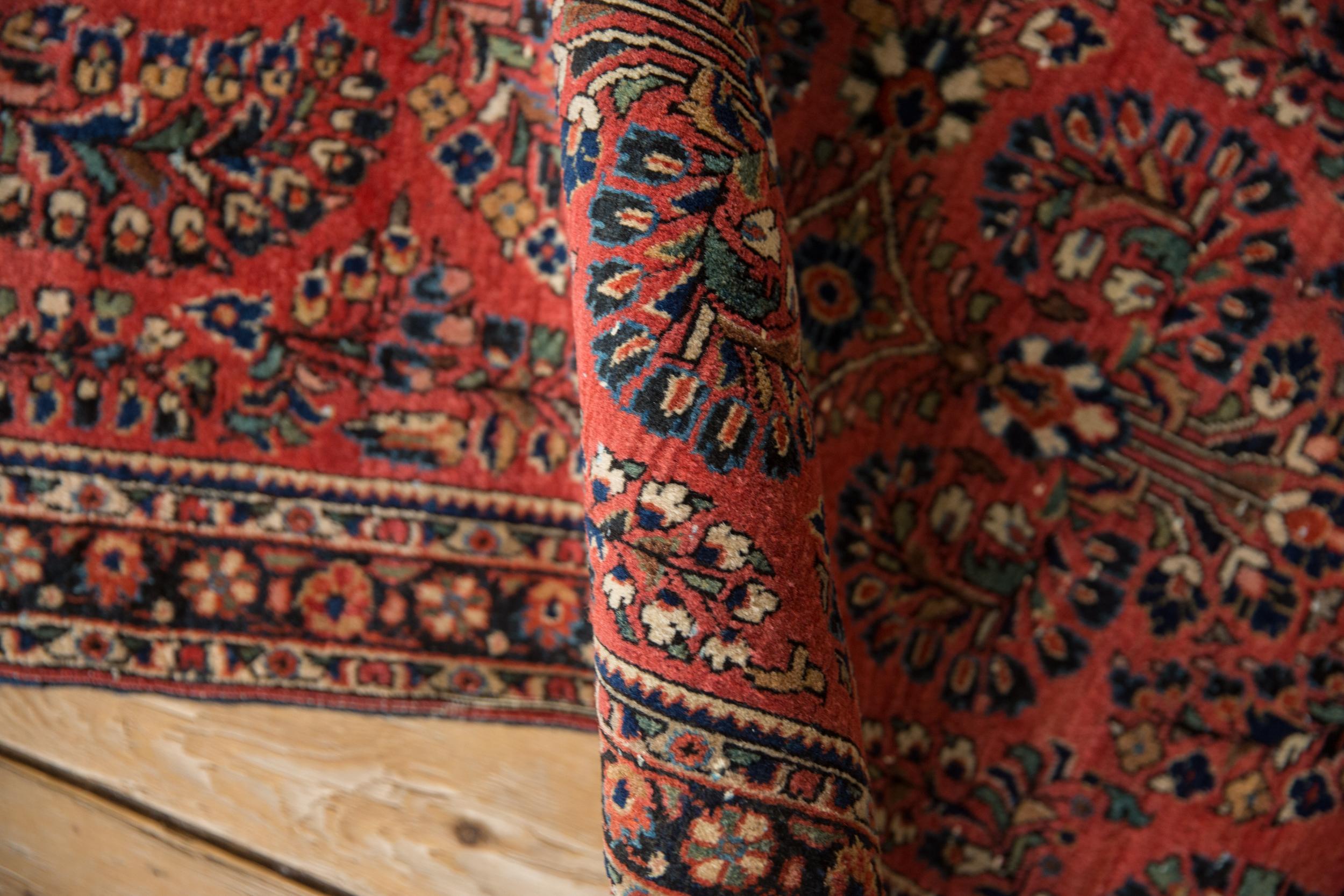Deutscher Sarouk-Teppich-Läufer, Vintage (Frühes 20. Jahrhundert) im Angebot