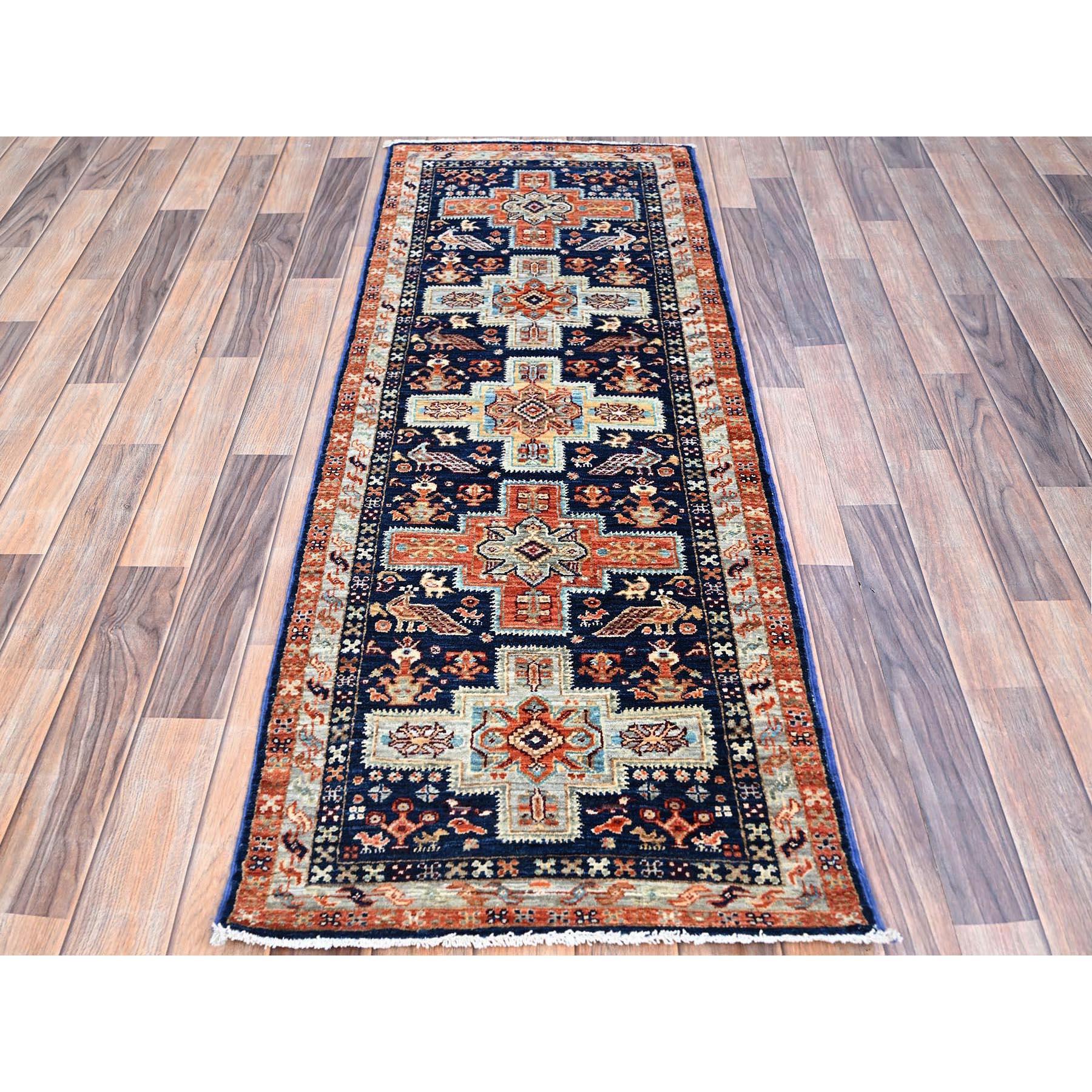 This is a truly genuine one-of-a-kind Armenian Inspired Caucasian Design, Hand Knotted, Pure Wool, Oriental Rug. It has been Knotted for months and months in the centuries-old weaving craftsmanship techniques by expert artisans.
Primary materials: