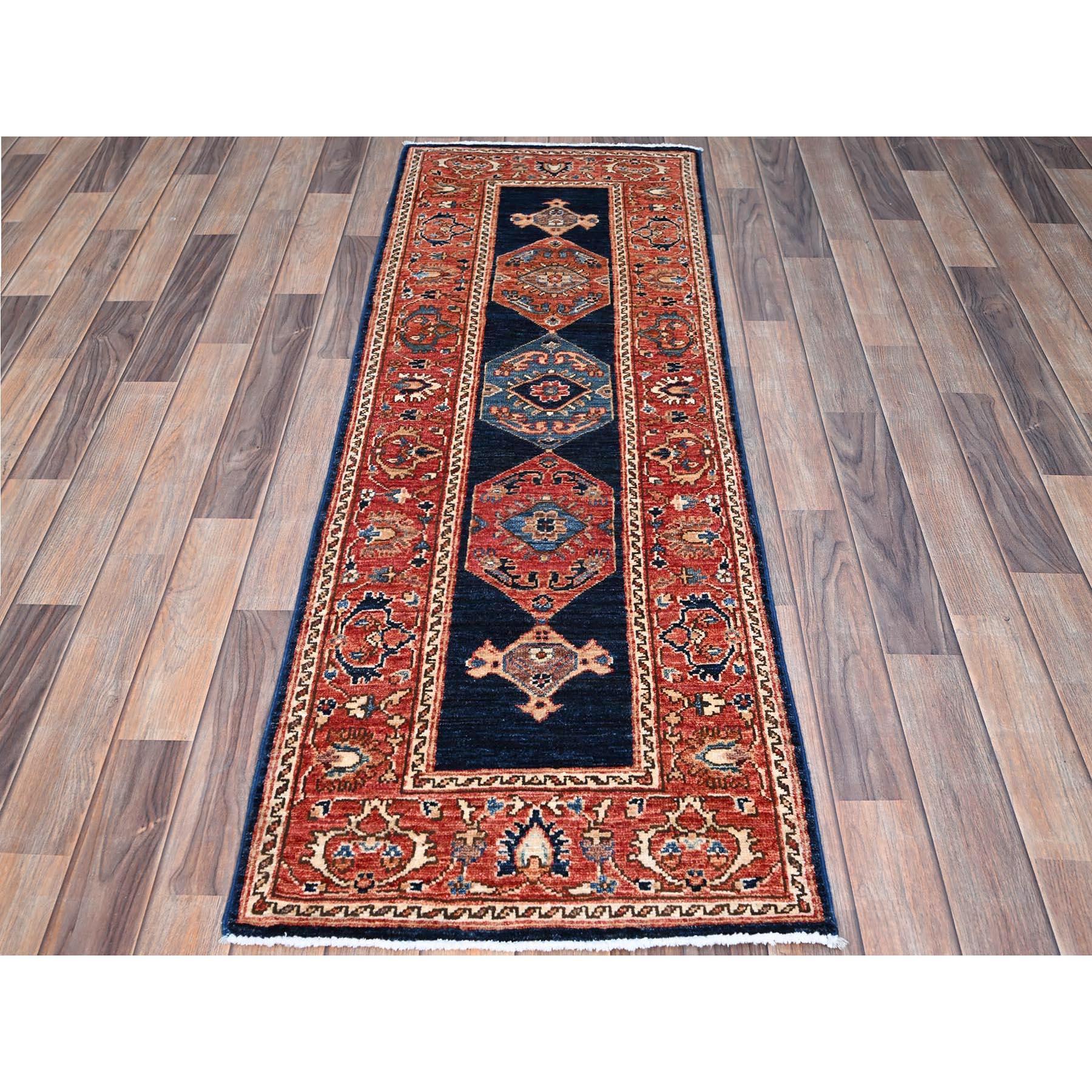 This is a truly genuine one-of-a-kind Afghan Heriz Design, Hand Knotted, Pure Wool, Oriental Rug. It has been Knotted for months and months in the centuries-old weaving craftsmanship techniques by expert artisans.
Primary materials: Wool
Latex: No