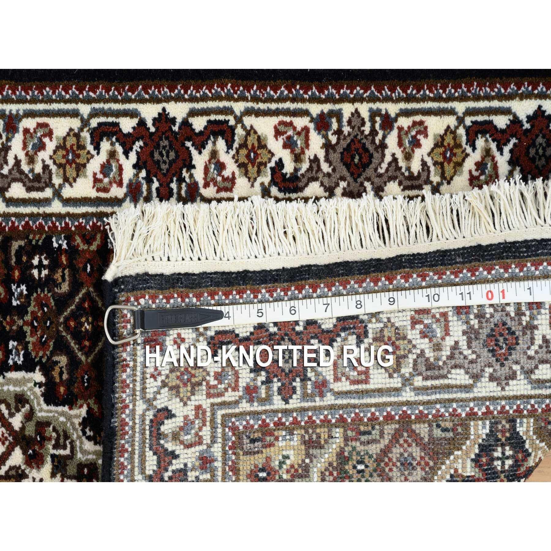 Lana Tappeto Runner Tabriz Mahi 175 KPSI in pura lana annodata a mano 2'x7'10