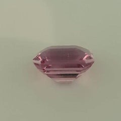 3 1/5 Carat Octagonal Purplish Pink Sapphire GIA