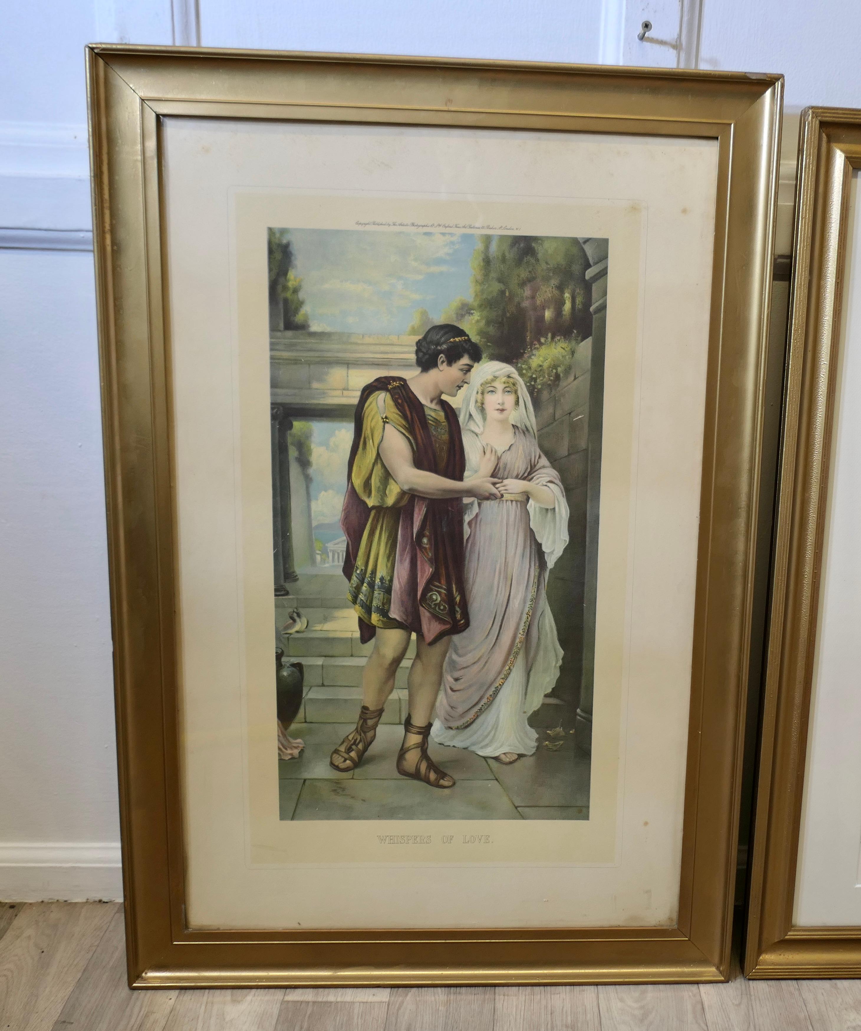 3, 19. Jahrhundert Gerahmt Vor-Raphaelitisch  Romantische Drucke im Angebot 5