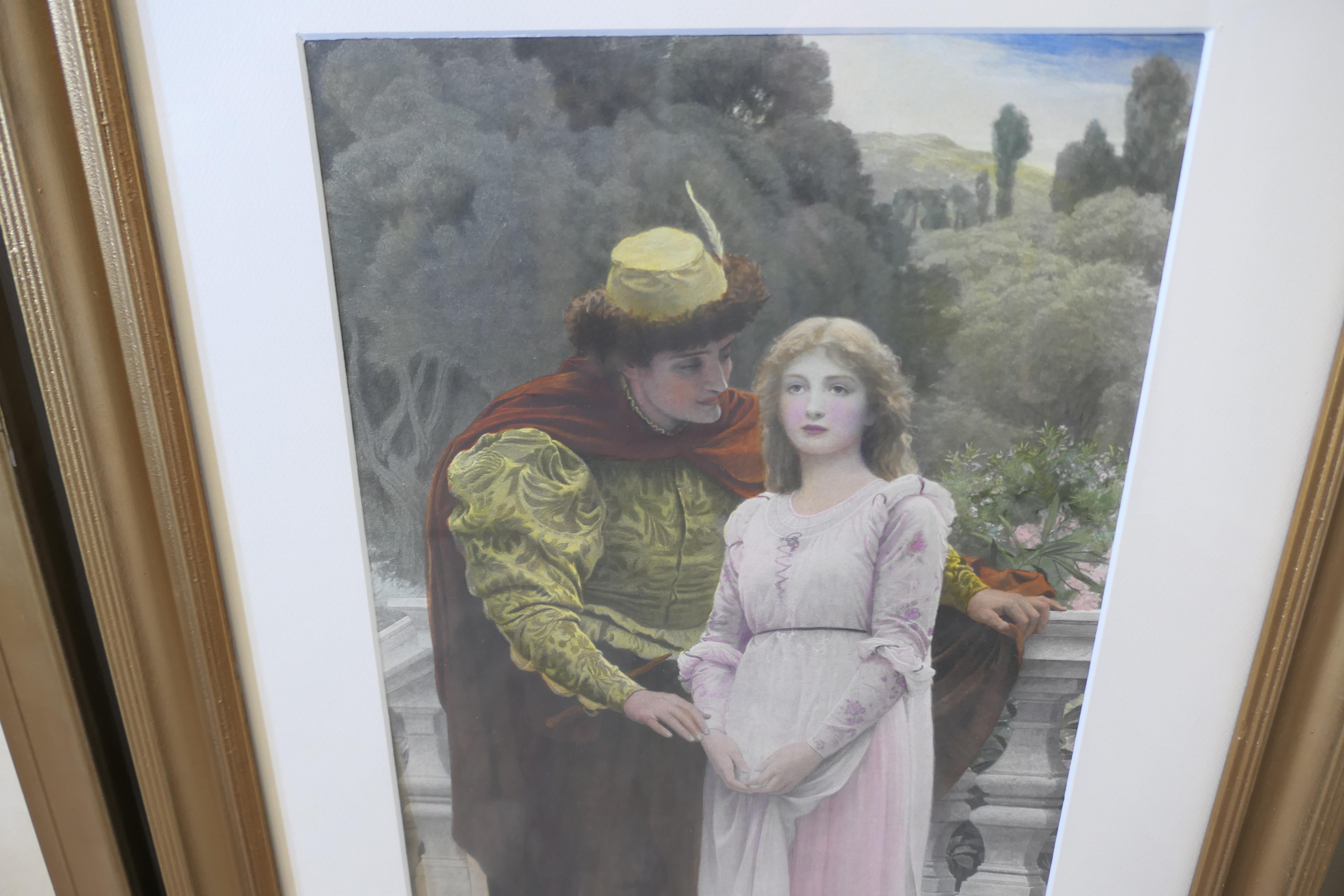 3, 19. Jahrhundert Gerahmt Vor-Raphaelitisch  Romantische Drucke im Zustand „Gut“ im Angebot in Godshill, Isle of Wight