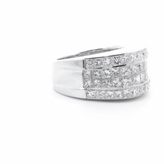3 3/4 ct Invisible Set Anniversary Ring