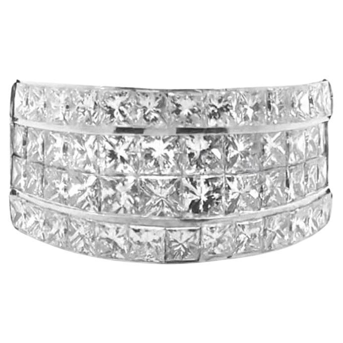 3 3/4 ct Invisible Set Anniversary Ring