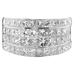 3 3/4 ct Invisible Set Anniversary Ring