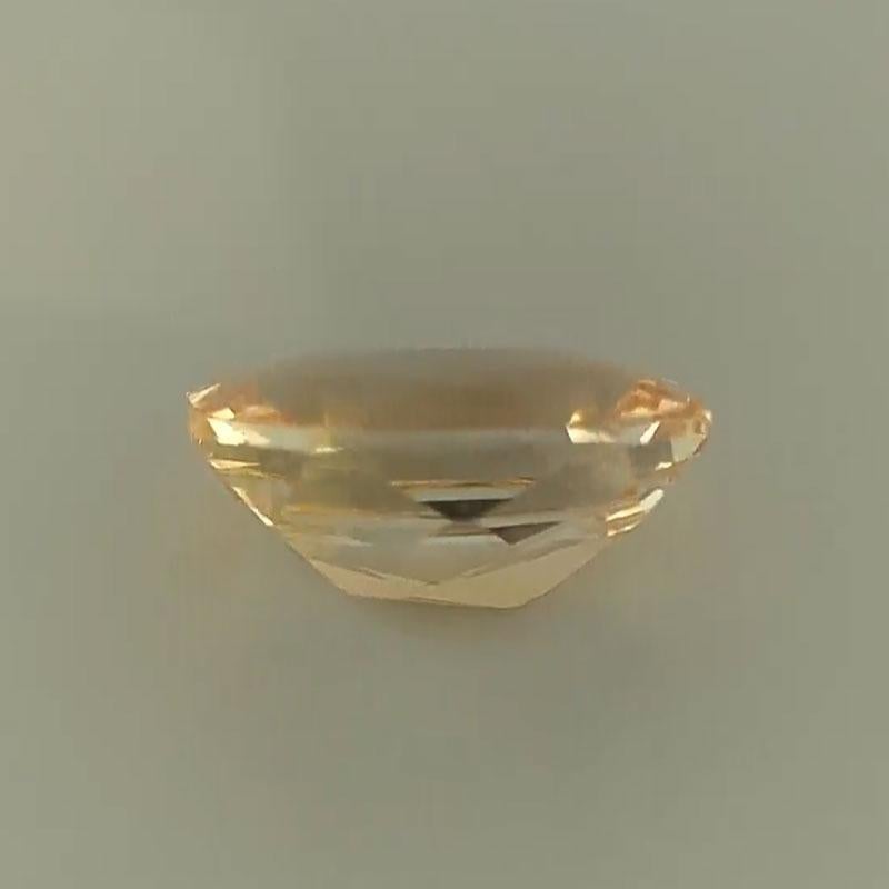 This Radiant shape 3.76-carat Natural Orange-Yellow color sapphire GIA certified has been hand-selected by our experts for its top luster and unique color
