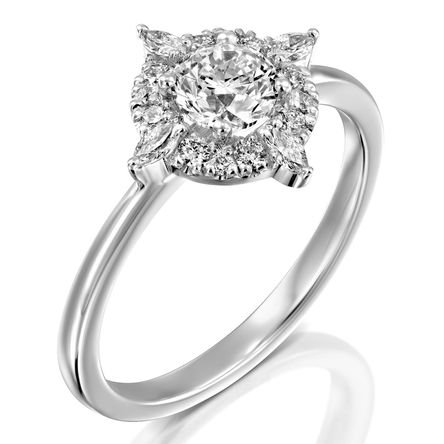 diamond engagement rings white gold