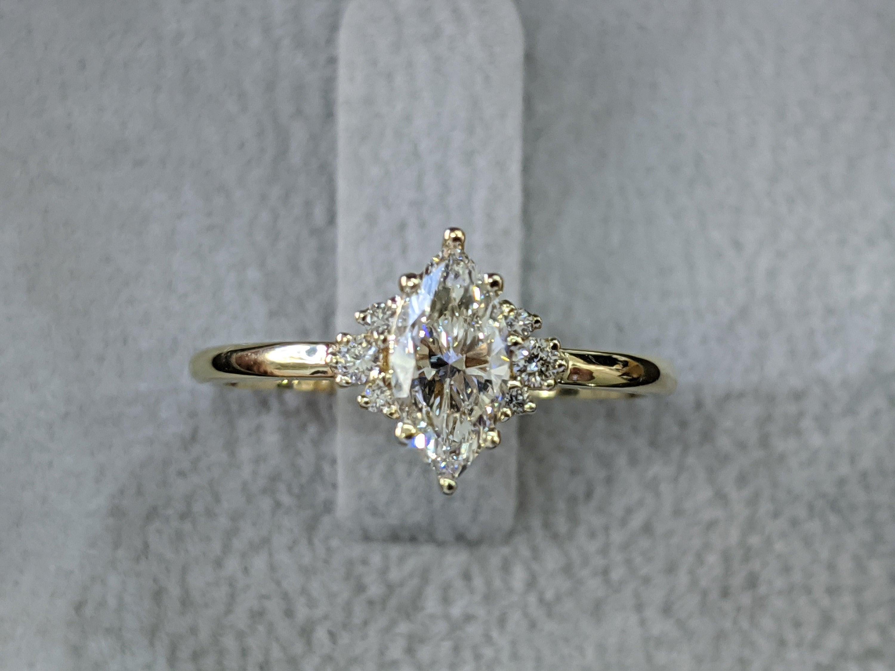 marquise cut diamond ring