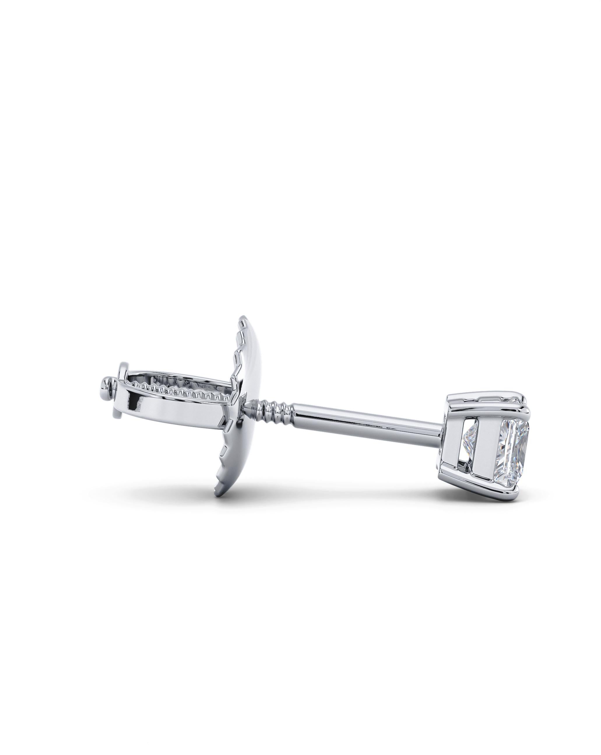  3/4 Carat Total Diamond Weight Good Princess Cut Studs
Elevate your elegance with these good princess cut studs featuring a dazzling 3/4 carat total diamond weight. Their brilliance captivates every gaze.