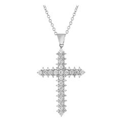 3/4 Carat TW DIA Cross Pendant