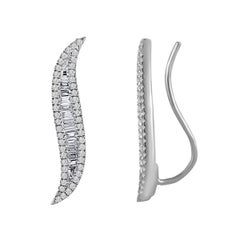 3/4 Carat TW DIA Ear Climbers