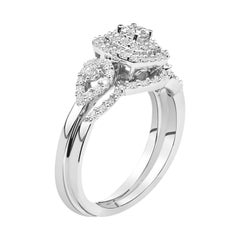 3/4 Carat Certified Diamond Engagement Ring 
Band in 14 Karat White Gold