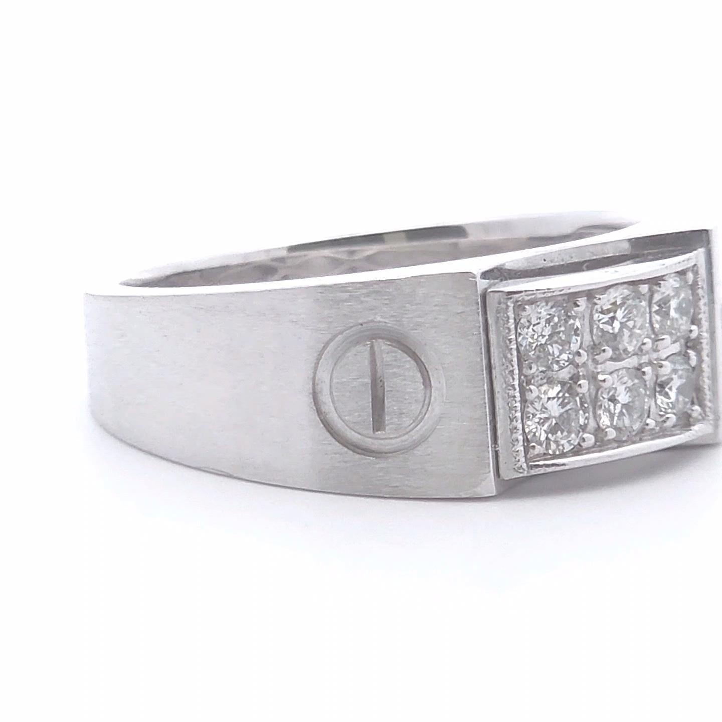 Bague pour homme 3/8 carats à grains multiples en or 14k Neuf - En vente à Tustin, CA