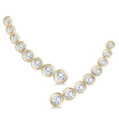 The Eternal Climber Earrings - Featuring .40 Carats of Diamonds
