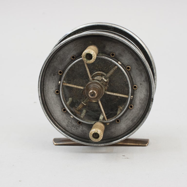 Breitling Avi Moulinet De Pêche à La Mouche Vintage ALLCOCK AERIALITE 3 3/4 - Bakélite (Royaume-Uni) Moulinet Pêche à La Mouche UK