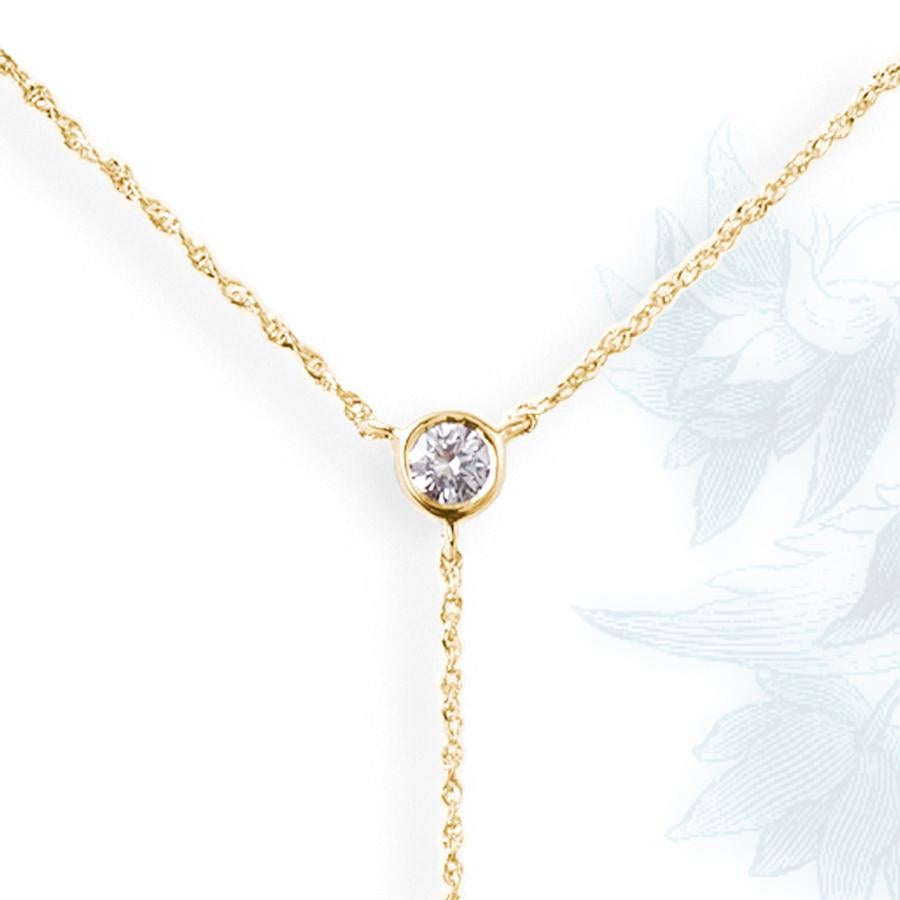 Artist 3 Ant Lariat Necklace Yellow Gold Diamonds For Sale