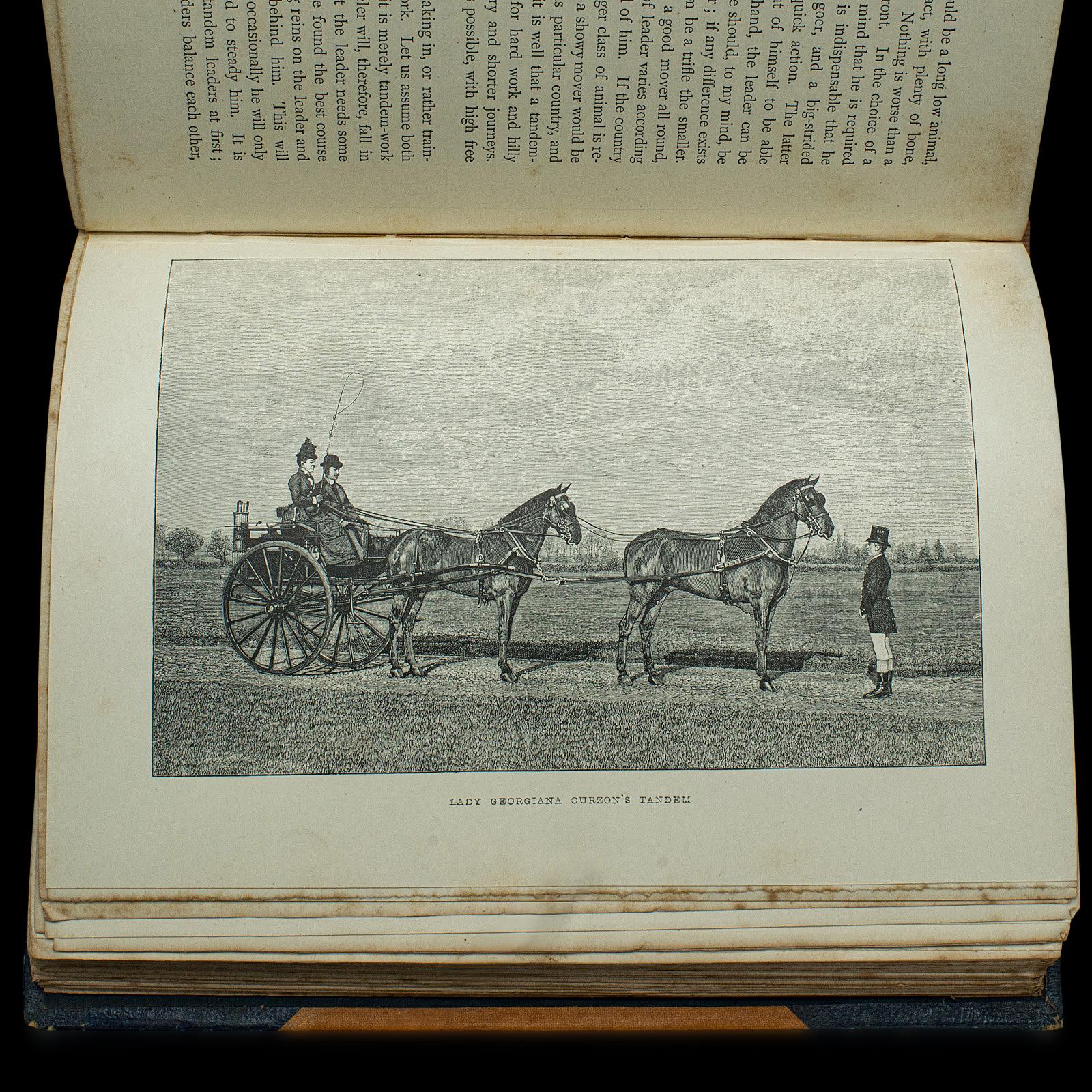 3 antike Badminton-Bibliotheksbücher, Englisch, Bootsfahren, Driving, Cricket, viktorianisch im Angebot 4