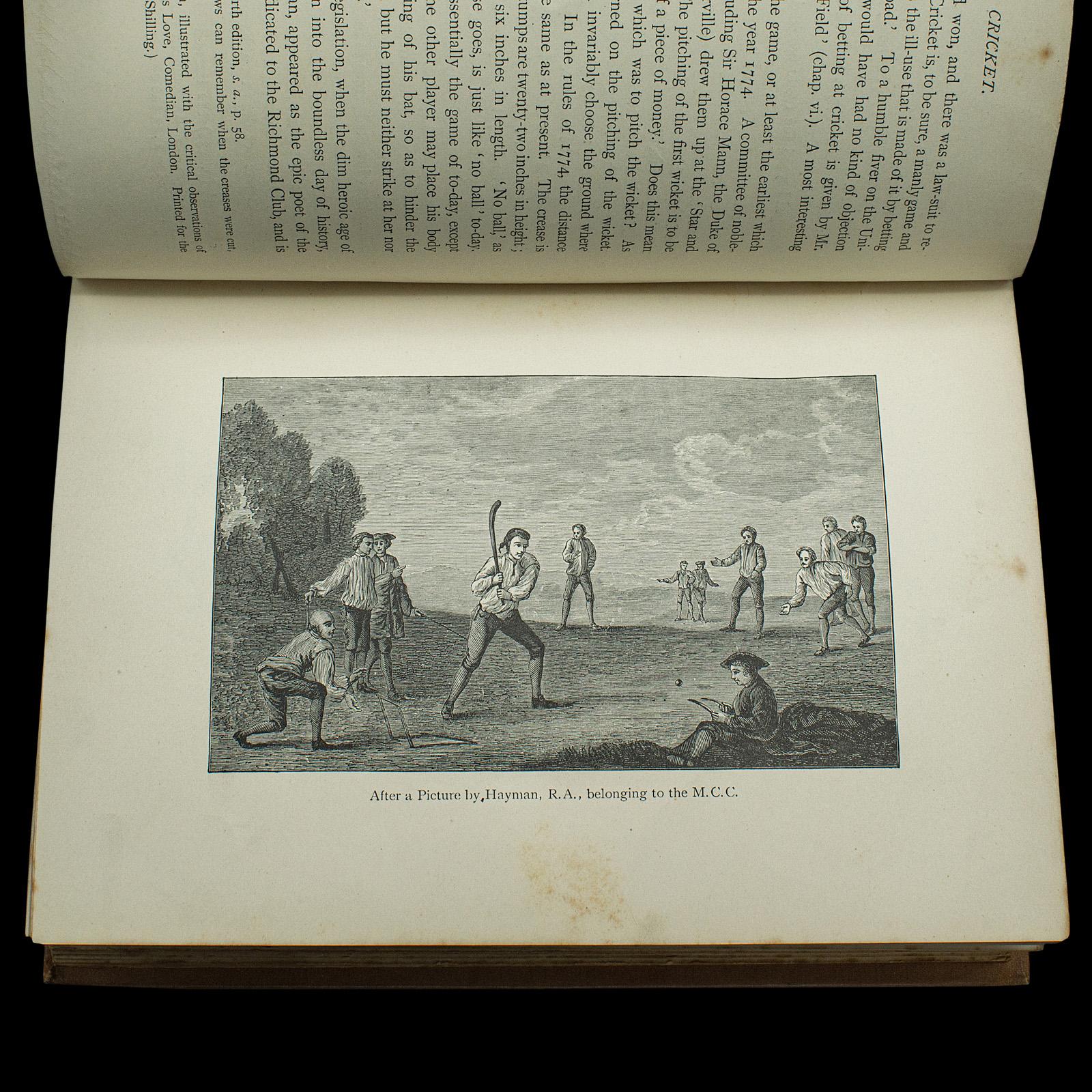 3 antike Badminton-Bibliotheksbücher, Englisch, Bootsfahren, Driving, Cricket, viktorianisch im Zustand „Gut“ im Angebot in Hele, Devon, GB