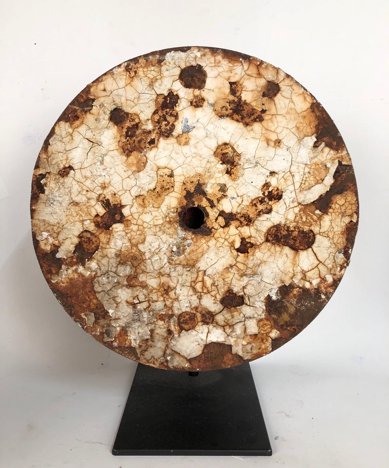 3 Antique Cast Iron Shooting Gallery Targets with Great Painted