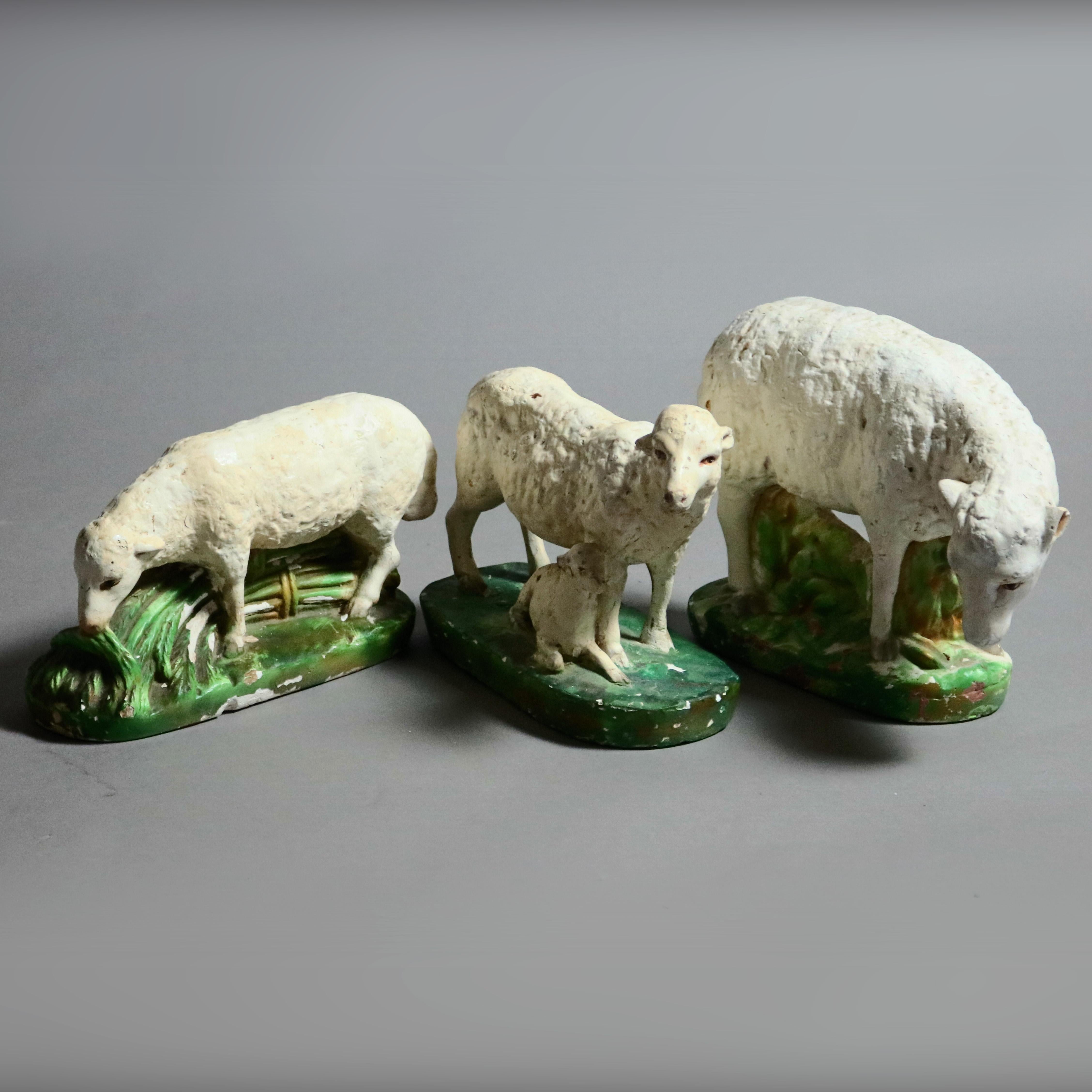 antique sheep figurines