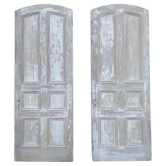 3 Antique Oversize Exterior Doors, Sold Singly