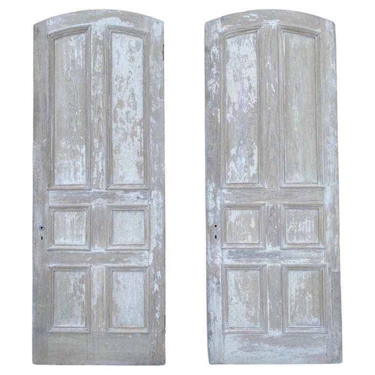 3 Antique Oversize Exterior Doors, Sold Singly For Sale