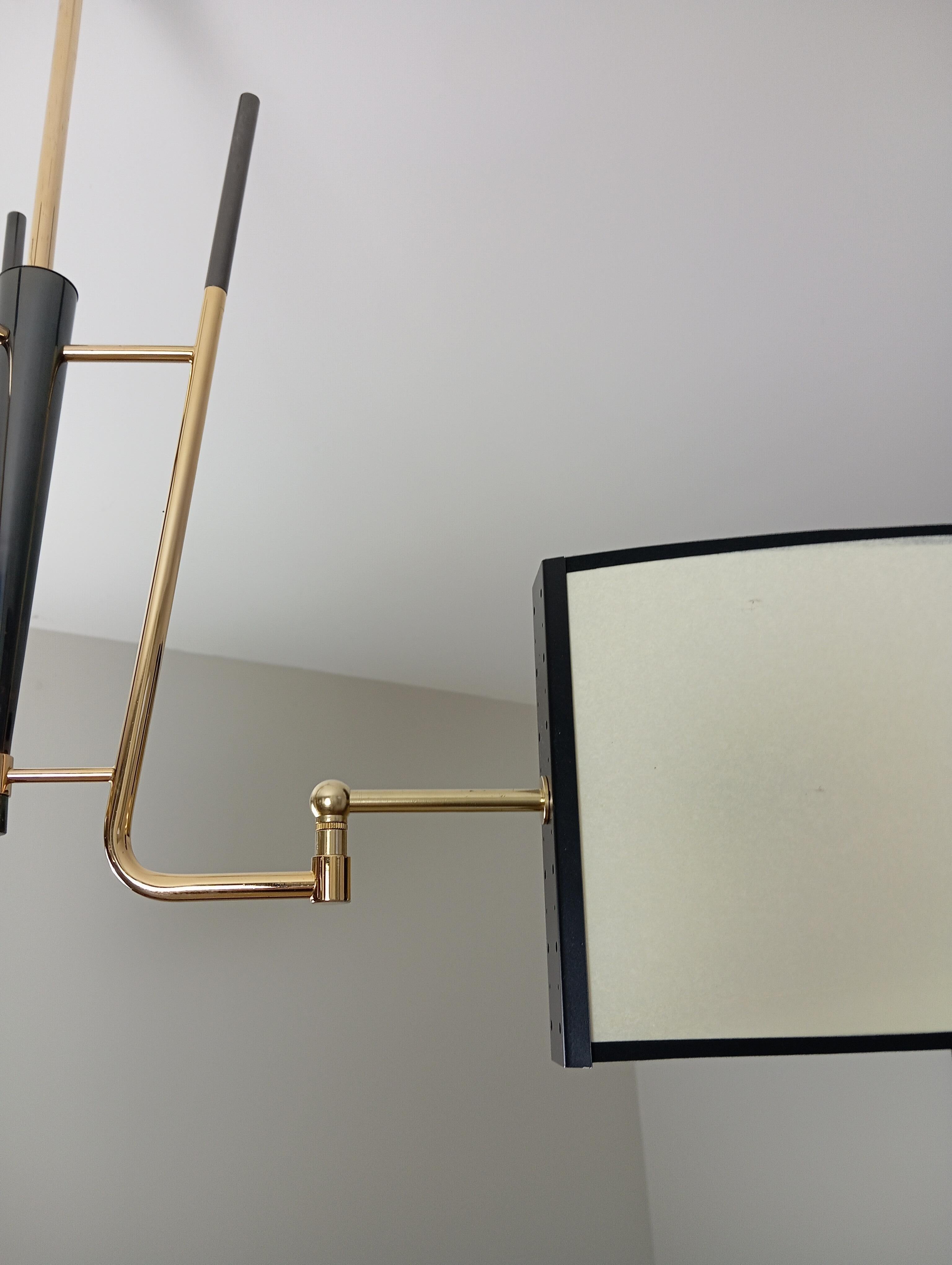 Lampadario a 3 bracci, Maison Lunel circa 1950 in vendita 13