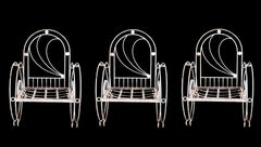 3 Armchairs 1940, France