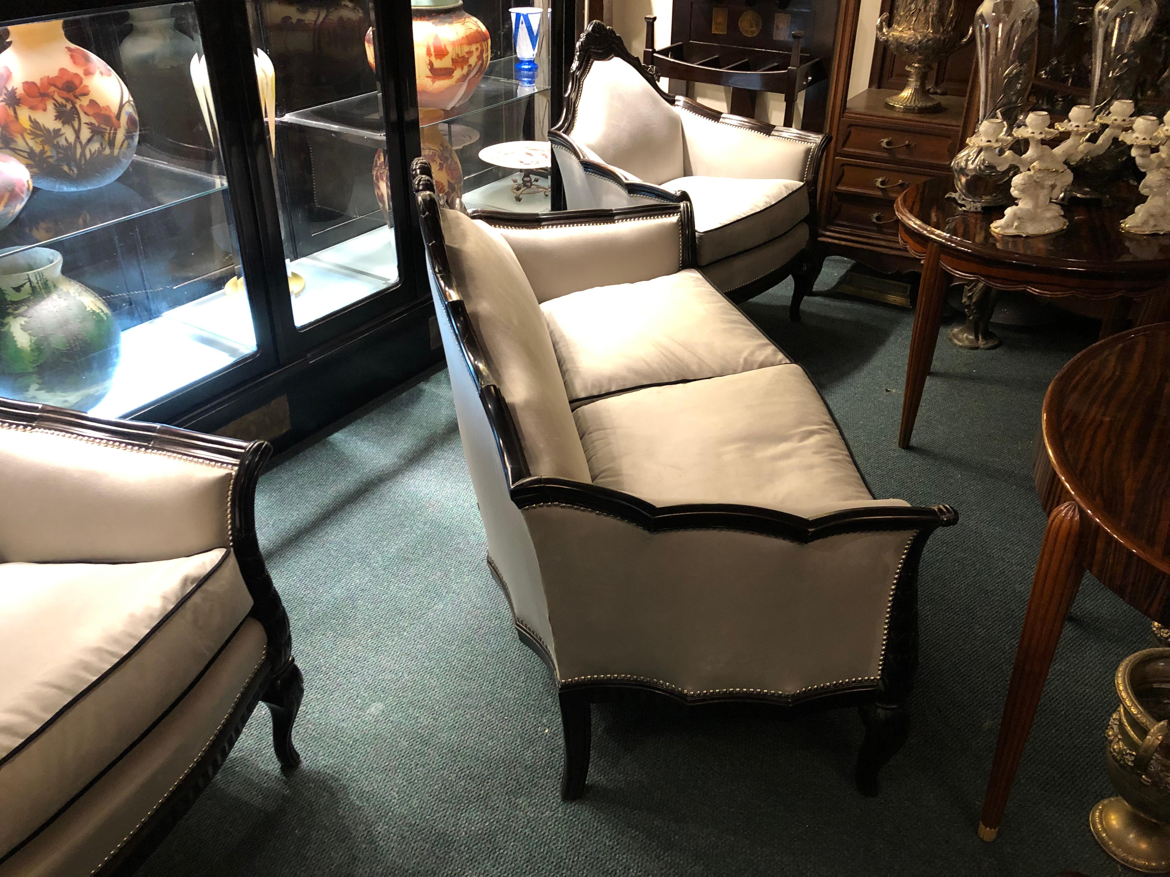 3 Armchairs Art Deco, France, 1930 For Sale 8