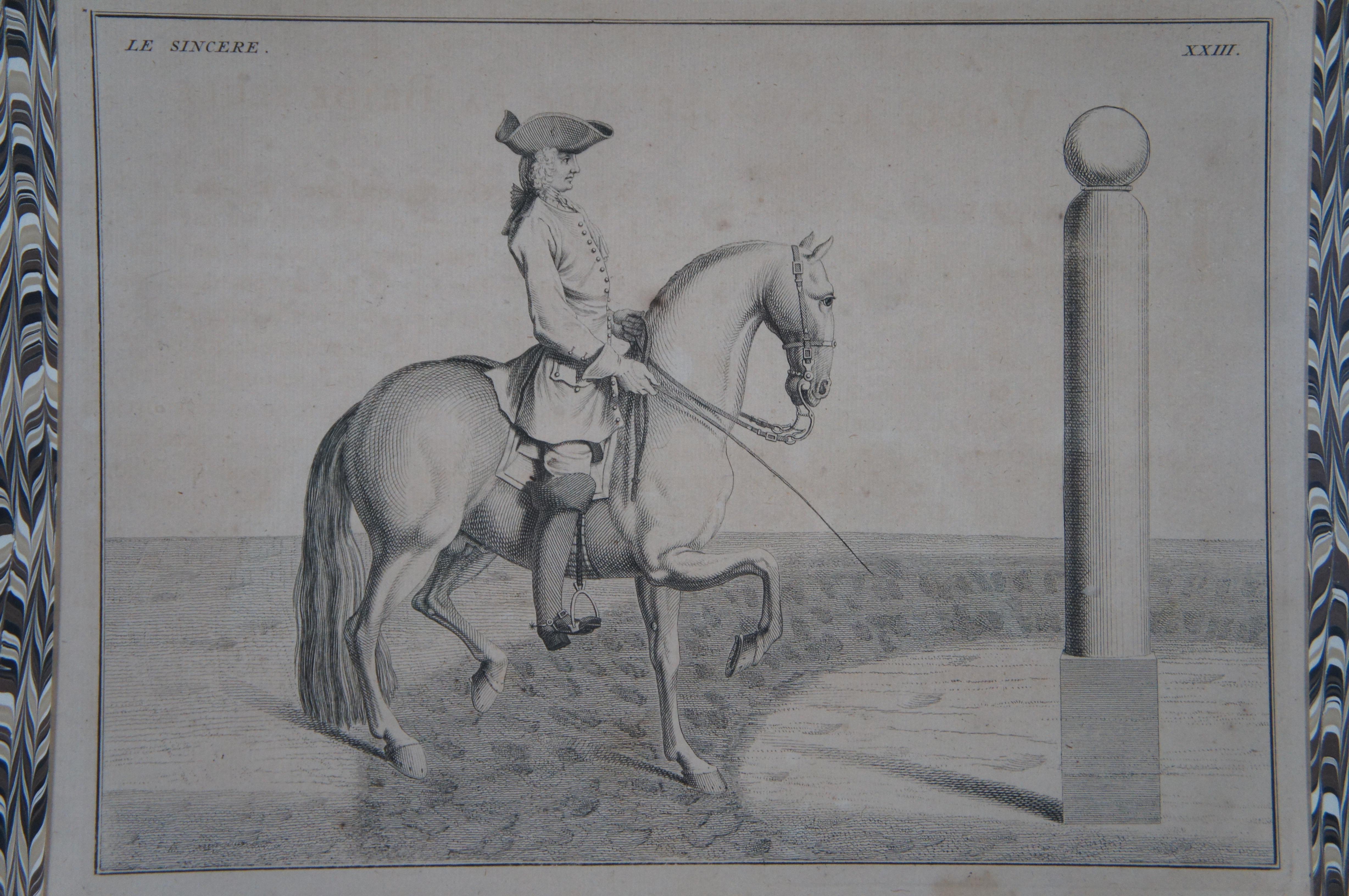 3 Art of Horse Riding Equestrian Engravings Eisenburg After Bernard Picart 21