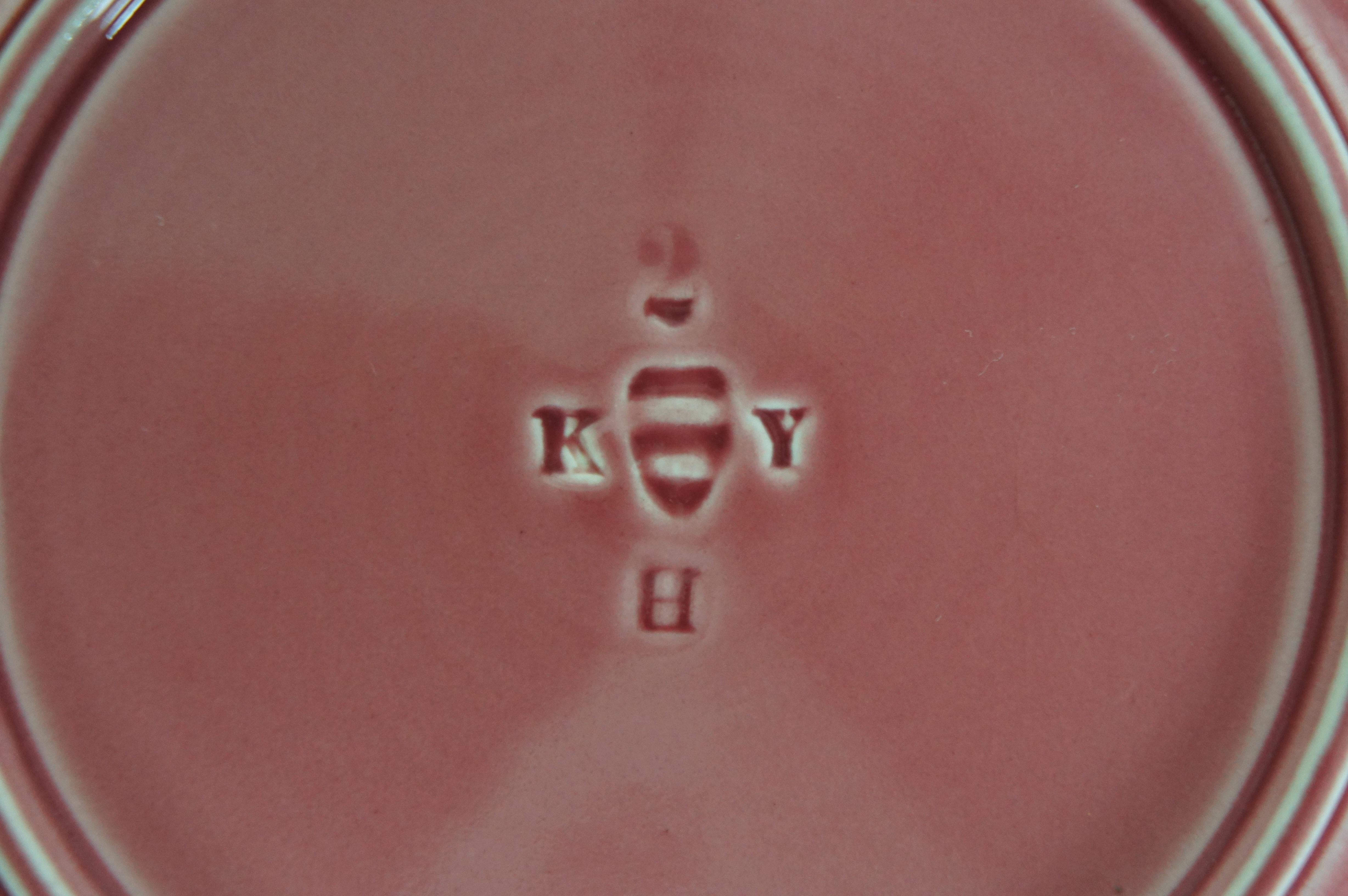 3 Austrian Hungarian Scalloped Pierced Reticulated Basketweave Lattice Plates 8. 1