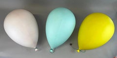 3 balloon wall lights, Bilumen by Yves Chritin, Italy 1975