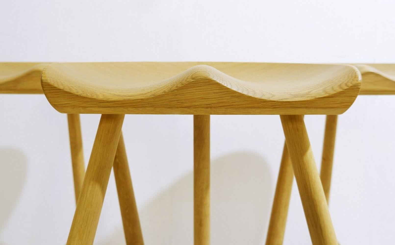 3 Bar Stools by Lars Werner, Form & Refine - Denmark 2000s For Sale 3