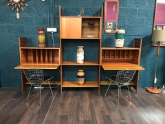 3-Bay Ladderax Teak Midcentury Shelving System by Robert Heal for Staples