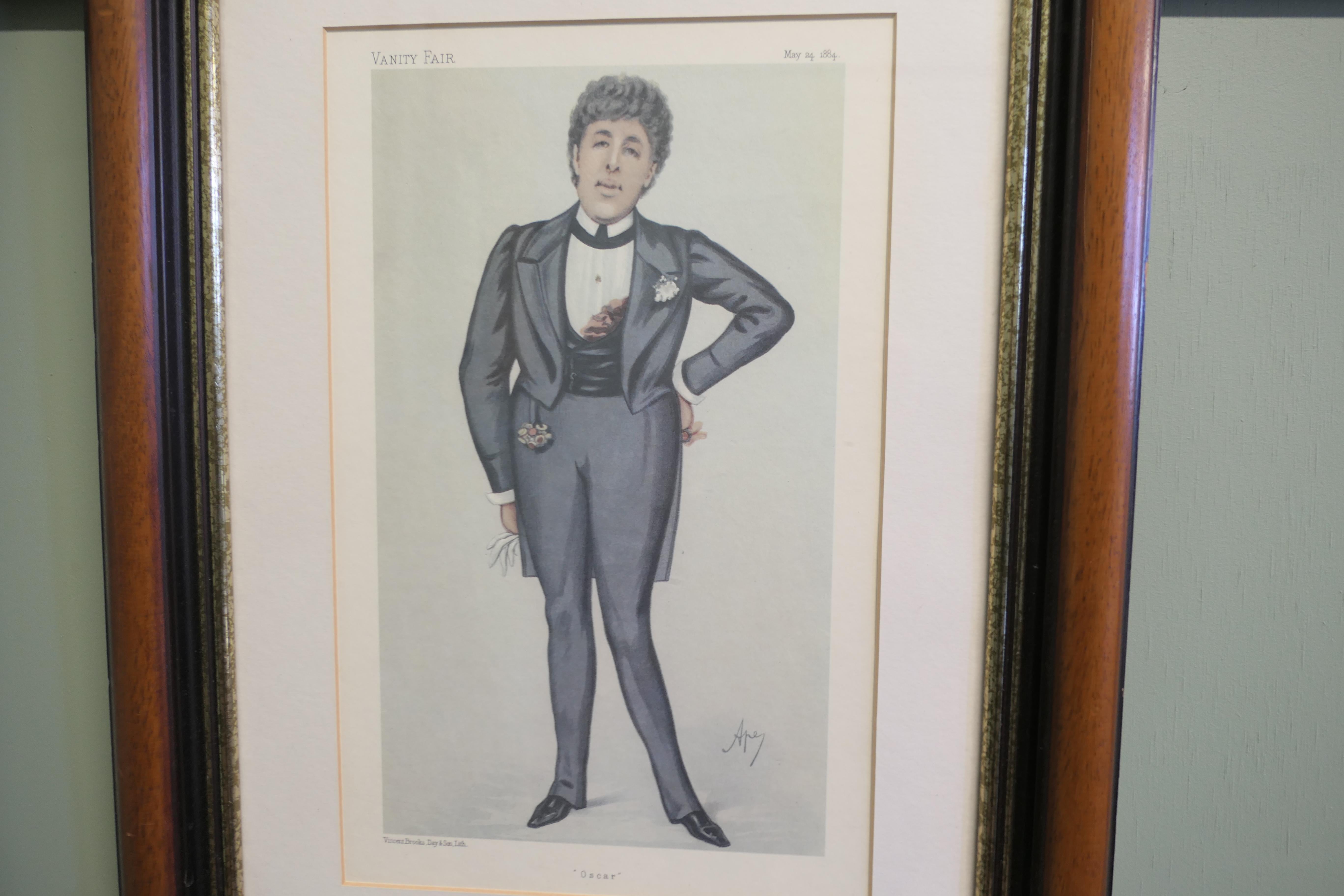 3 láminas satíricas de Vanity Fair bellamente enmarcadas Bellas artes en venta