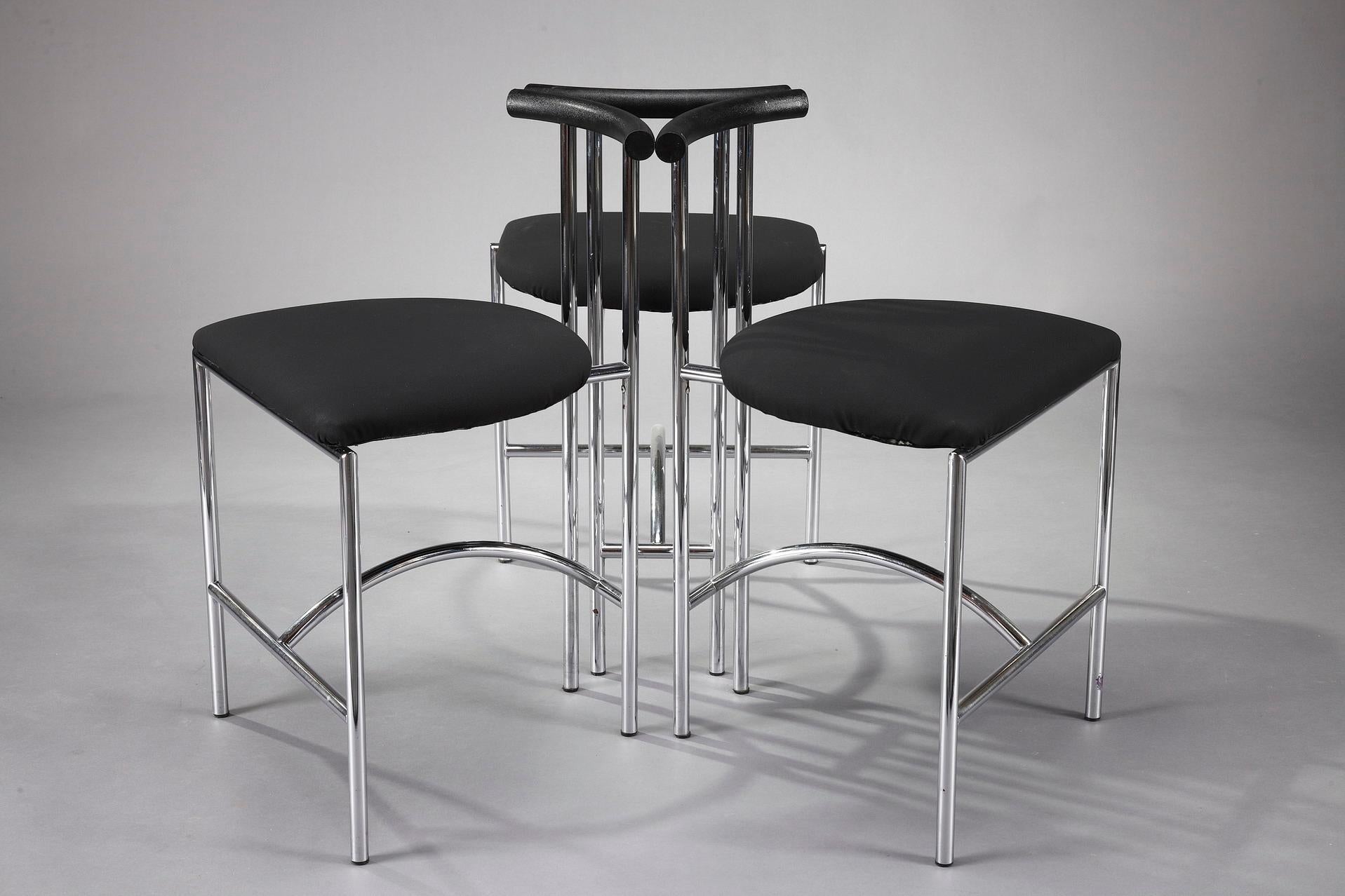 Mid-Century Modern 3 Bieffeplast Tokyo Chairs by Rodney Kinsman