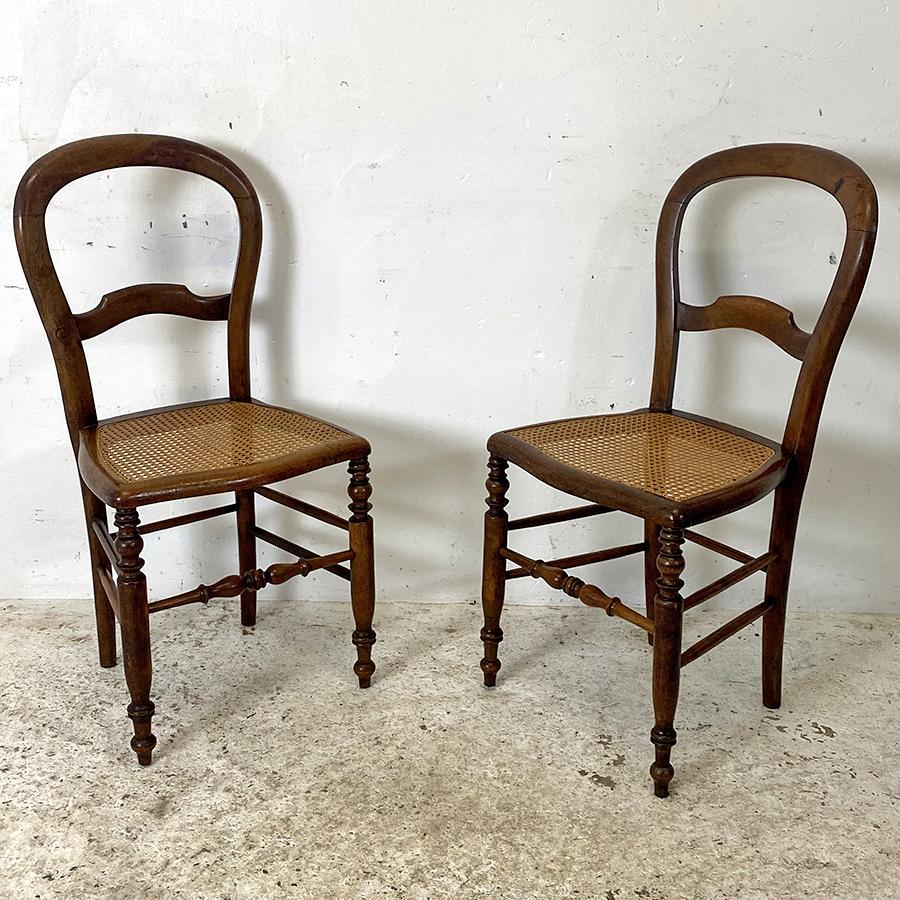 French 3 Bistro chairs For Sale