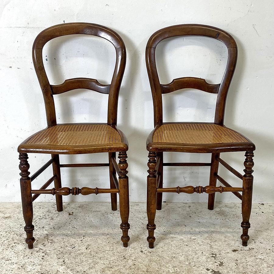 Early 20th Century 3 Bistro chairs For Sale